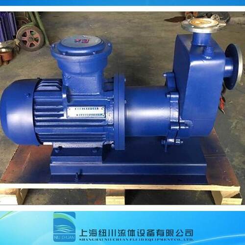 直销上海纽川公司ZCQ65-50-145B自吸式磁力驱动离心泵304防爆型