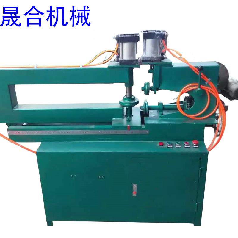 交通铝牌电动切圆压边机电动液压交通标识反光牌握边切角机