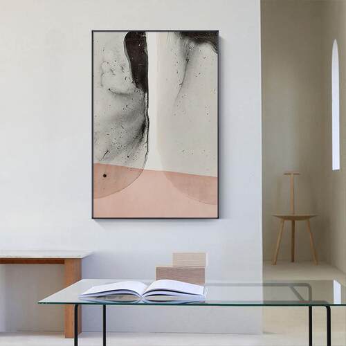 新款直销现代抽象装饰画卧室客厅背景墙壁画北欧过道竖版大幅走廊