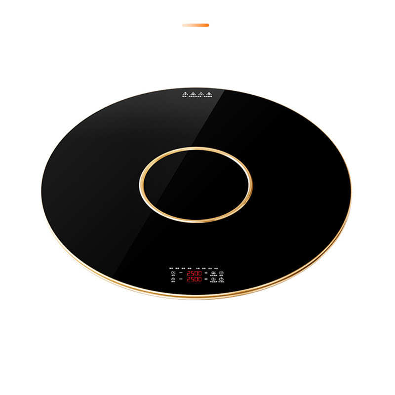 带火锅暖菜板家用多功能餐桌电动旋转盘饭菜保温板热菜板厂家批发