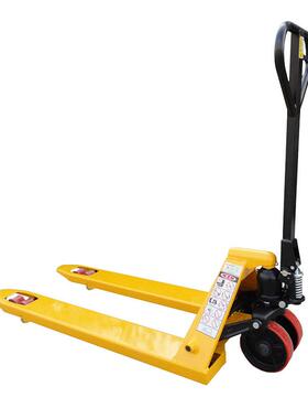 手动液压叉DF车2吨吨架搬运车地SES牛手动叉车轮子轮泵油配件