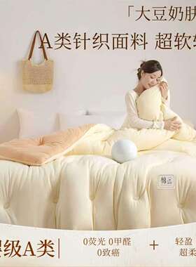 针a类母婴单级织舍棉大豆被保暖冬000000-8被学生宿春秋被芯人被