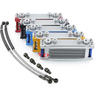 越野摩托车monkey bike油冷器猴子车弯梁车机50-140cc铝制散热器