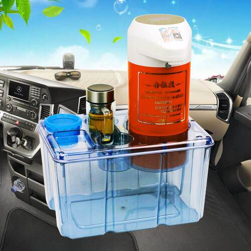 大货车车载饮水机水箱底座水杯架水桶19I升加厚水箱水杯底座储水