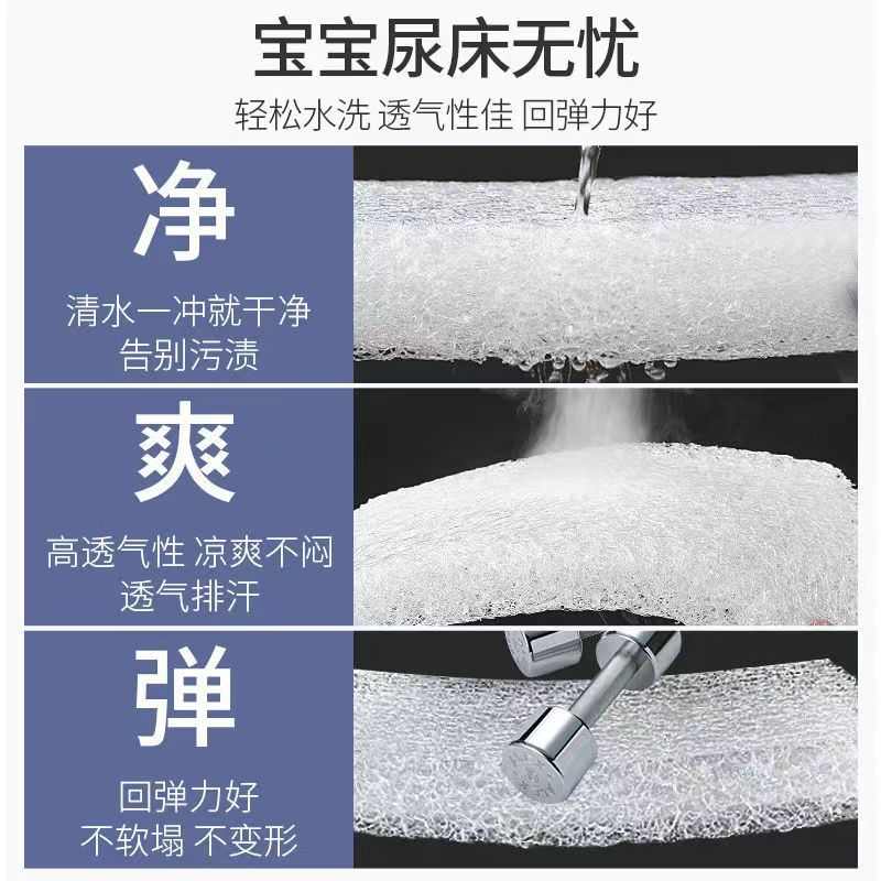 4D空气纤维床垫可水洗家用3d榻榻米拼接睡垫学生宿舍三折垫