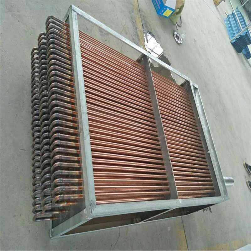 铜管换热器方形闭式冷却塔防冻紫铜管盘管闭式凉水塔纯铜管散热器
