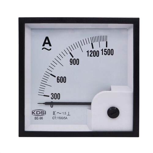 KDSI供应 单相指针交流电流表BE-96 AC1500/5A单倍 配互感器使用