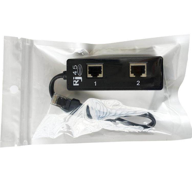 RJ45 电脑网线分线器 网口一分二转接头网线延长器连接器工厂生产