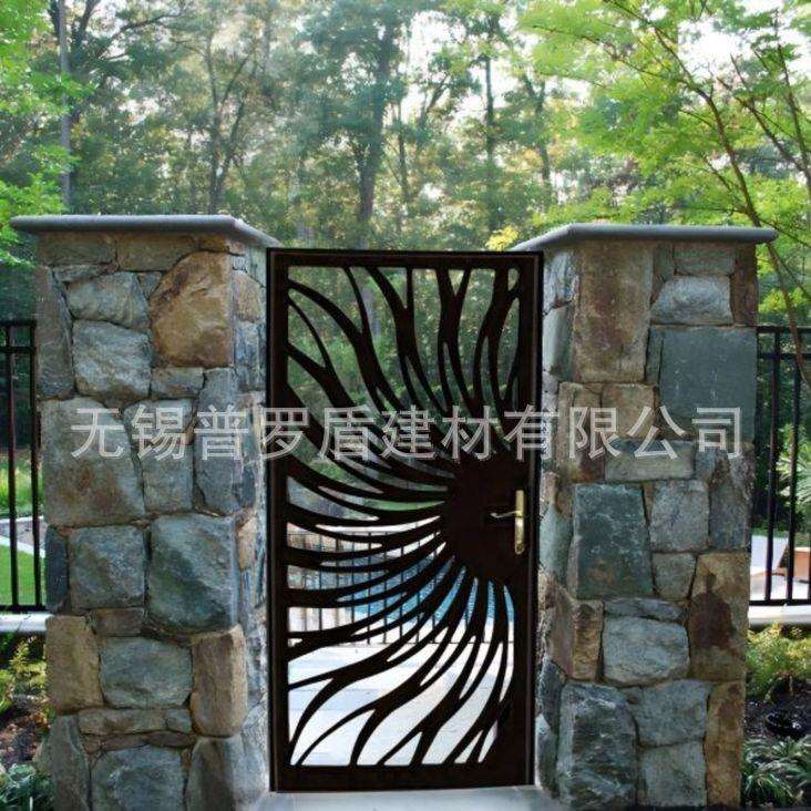切割屏风隔断 庭院入户门镂空门面 CNC护栏门板 围墙 装饰雕刻板