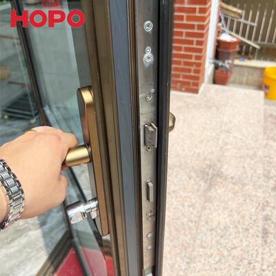 HOPO好博断桥铝门锁平开门锁体锁芯锁心上提反锁多点联动锁传动器