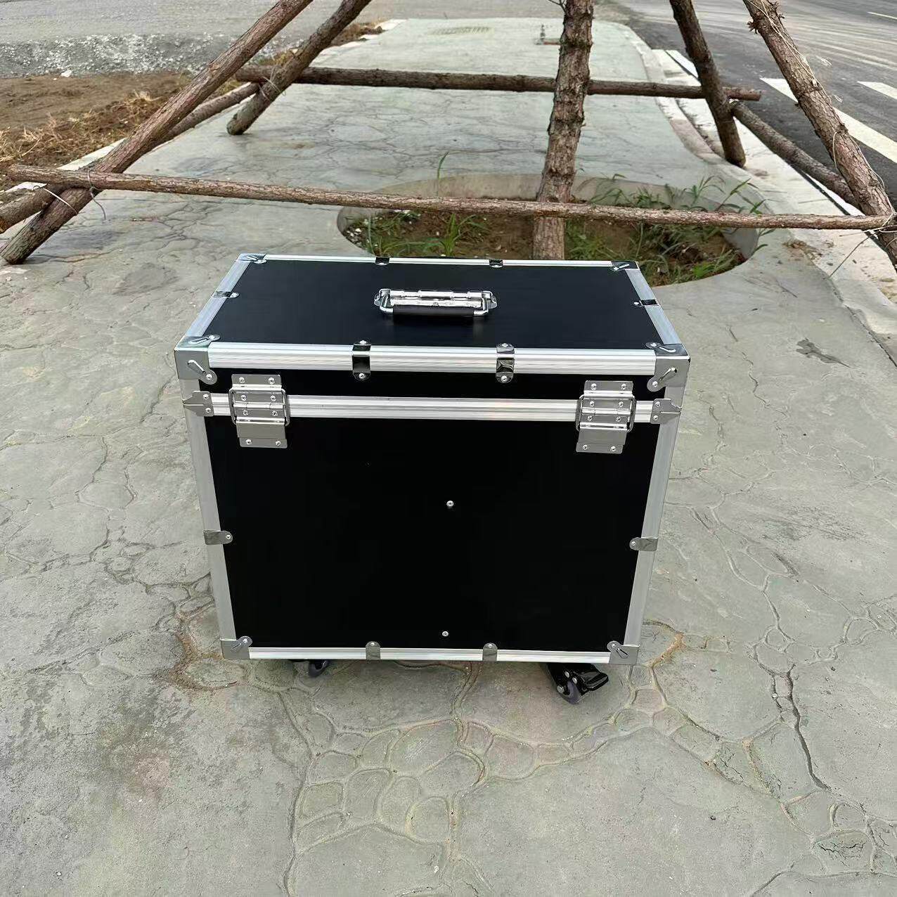 双盒铝合金箱定做家具维修工具箱五金工具箱立体式拉杆箱多层箱子