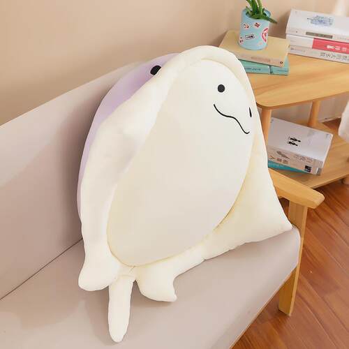 正品可爱洋生物鳐玩鱼抱海枕儿童布娃娃床上柔软夹腿毛绒具日生礼