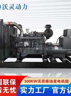 上海沃灵动力发电机300KW 全铜400V柴油发电机组 上海斯坦福电机