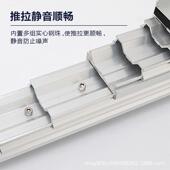 橱柜多功能隐轨折叠藏餐桌加长加厚HYF吧台茶几平推拉缩伸滑轨导