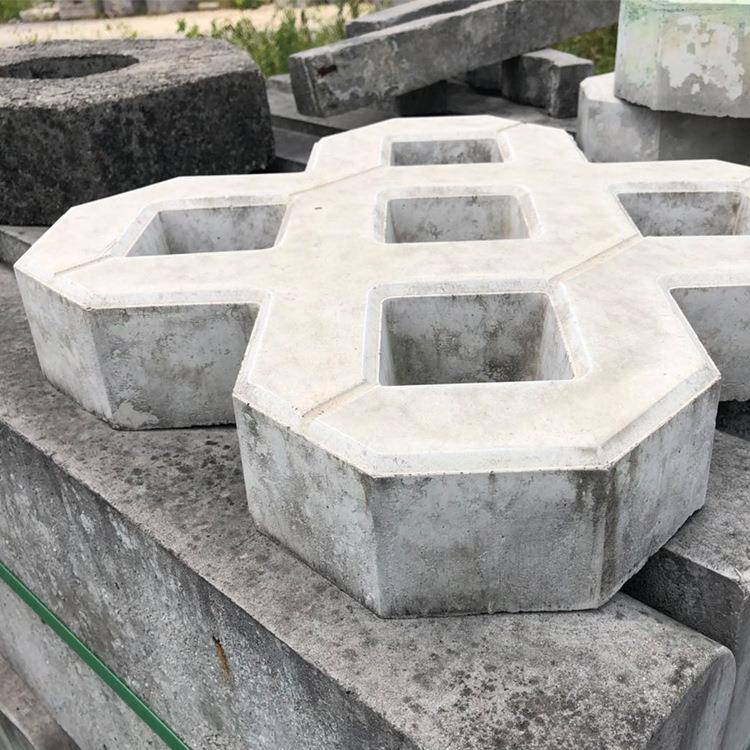 水泥植草砖双八字砖混凝土背心砖路面砖停车坪面包砖耐腐蚀