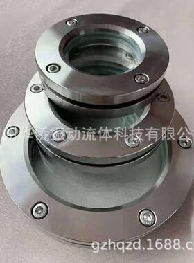 304L 316L不锈钢法兰视镜视盅 CF8M不锈钢直通四通法兰视镜视盅