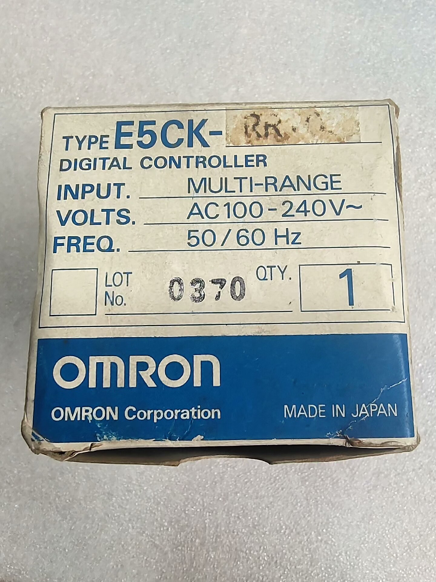 OMRON 欧姆龙  E5CK-RR103  实物拍摄  全