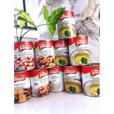 BABA CHANNOUGE鹰嘴豆泥Hummus Tahini三角豆酱CHICK PEA蚕豆Foul