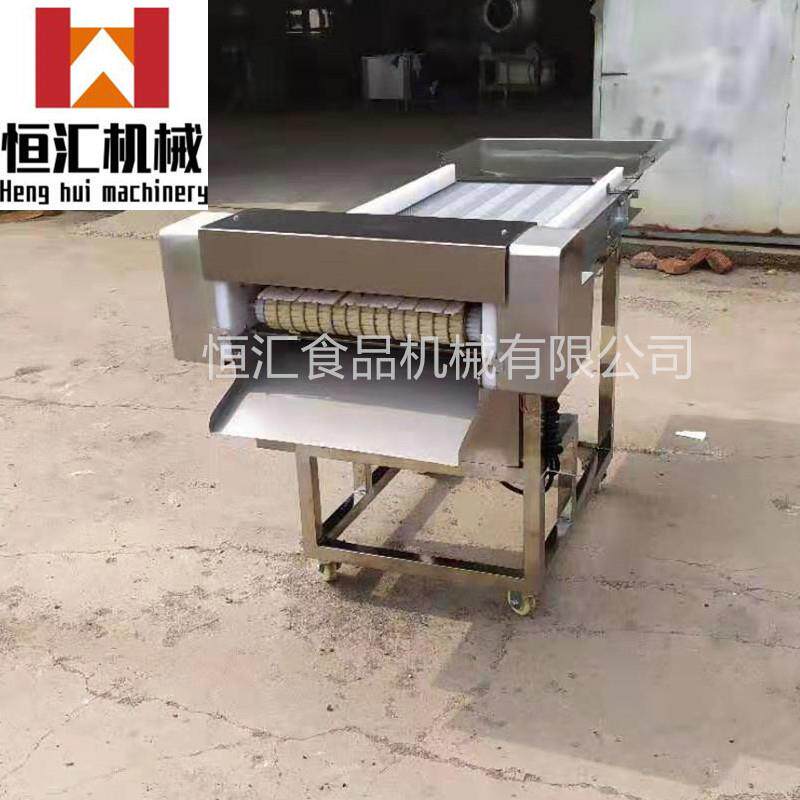 商用牛肉片切块切条机价格不锈钢网带鱿鱼切条机厂家五花肉切条机