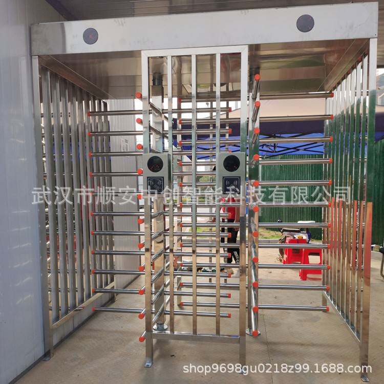 工地全高转闸十字转闸人行通道闸小区闸机智能门禁转闸门武汉现货