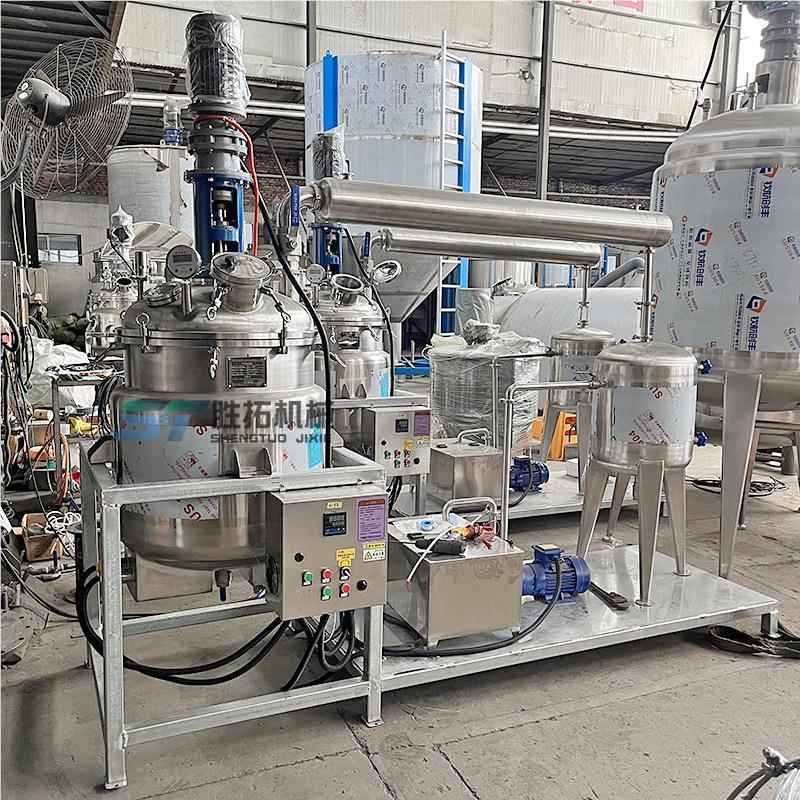 不锈钢反应釜化工日拌化电加热搅罐涂分散釜真胶料水树脂ST202007