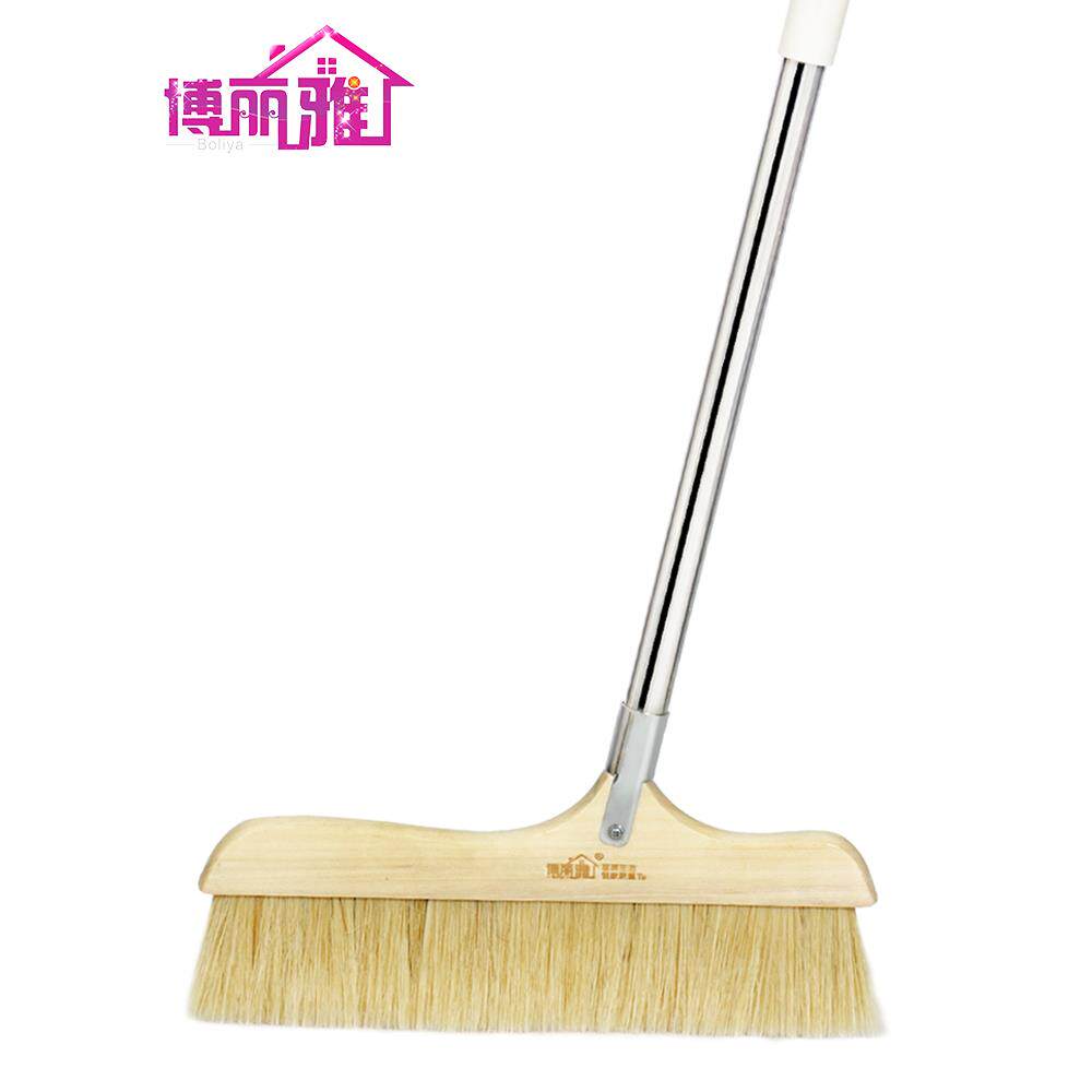 博丽雅扫地笤帚鬃毛扫把单个家用猪鬃软毛扫头发卫生间除灰尘