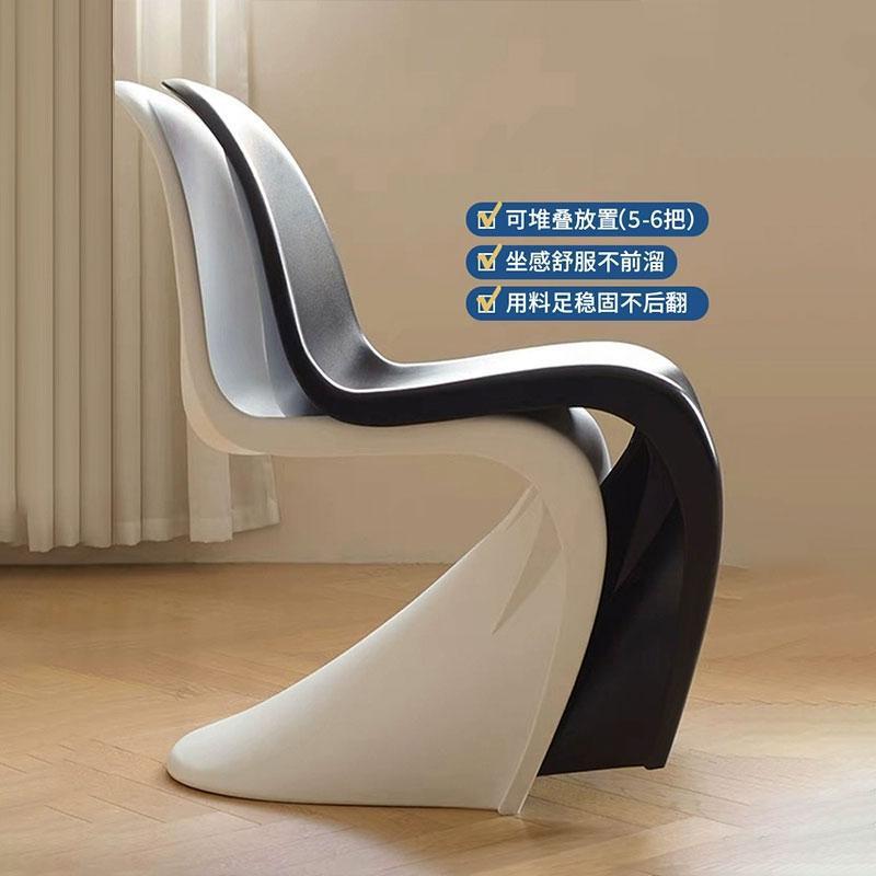 潘东椅餐椅网红潘通椅透明塑料椅子北欧家用简约现代靠背椅化妆凳图片