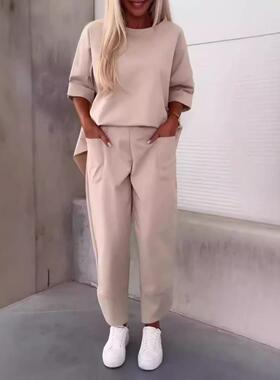 Nine inch pants set for women's clothing, two pairs