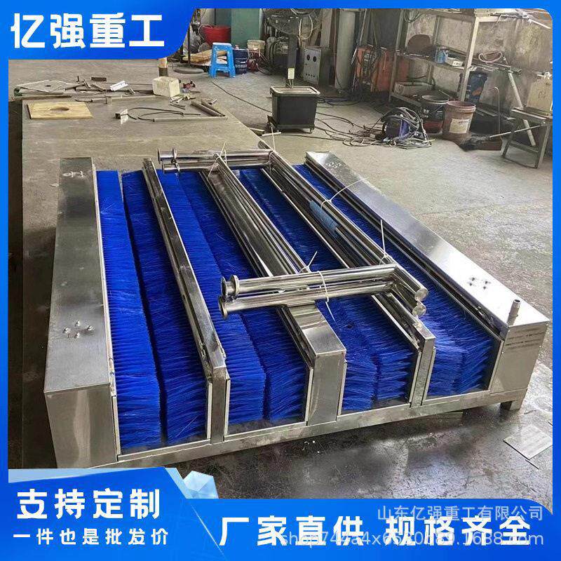 新通道全自动矿用洗靴机无动力智能感应擦鞋机矿山刷煤泥用刷品