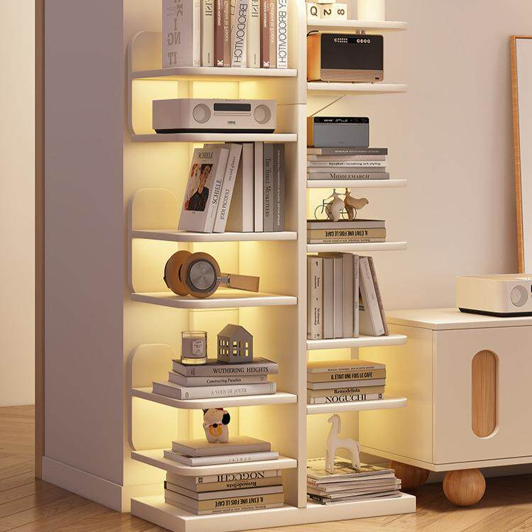 创意新款书架落地置物架多层收纳架简易家用客厅一体靠墙储物书柜