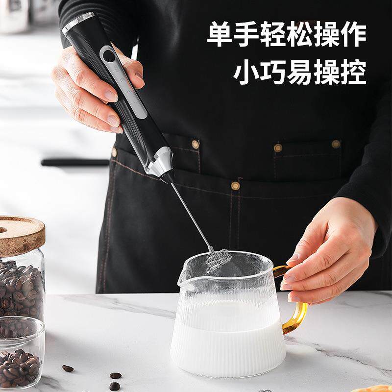 厂家充电款油动打电蛋器奶咖打泡器手动奶EWX泡器蛋白粉啡搅拌器