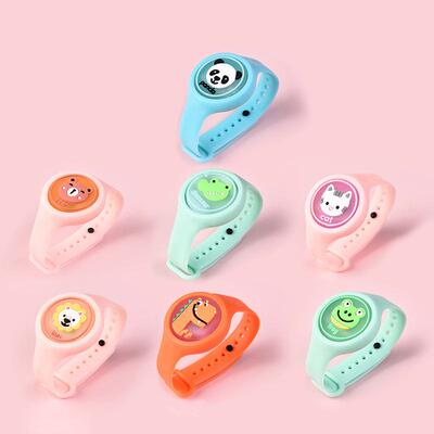 New Cartoon Glowing Mosquito Repellent Wristband Flashing Ch