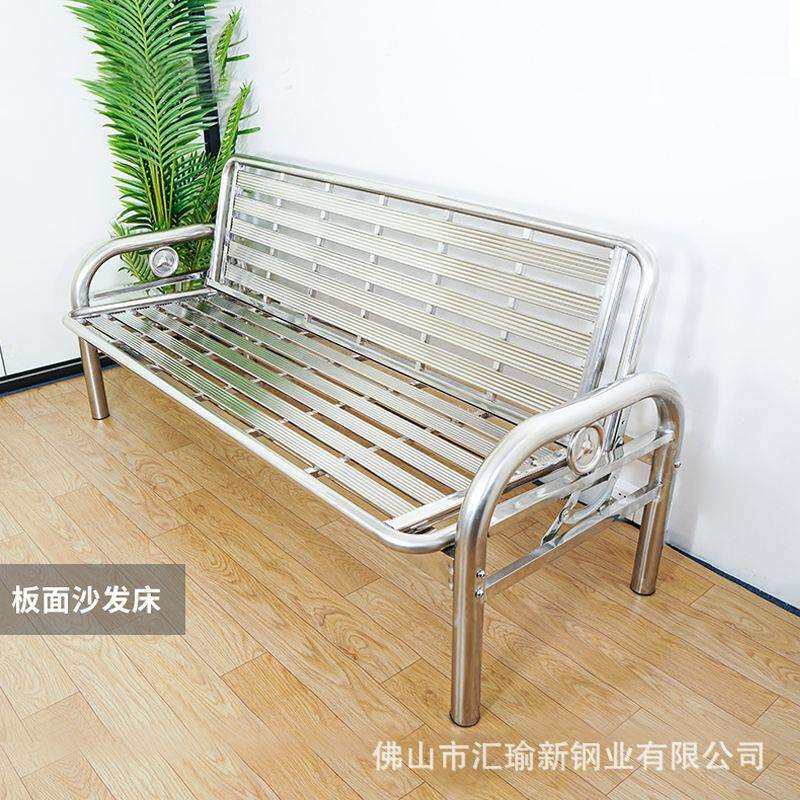 不锈钢折叠两用沙发床办公室客厅铁艺折叠床单人午休床可一件发货
