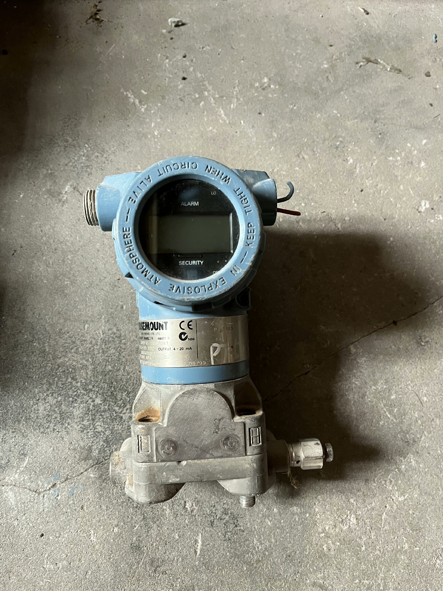 罗斯蒙特3051CG4A压力变送器，成色见图，实物拍摄，功能