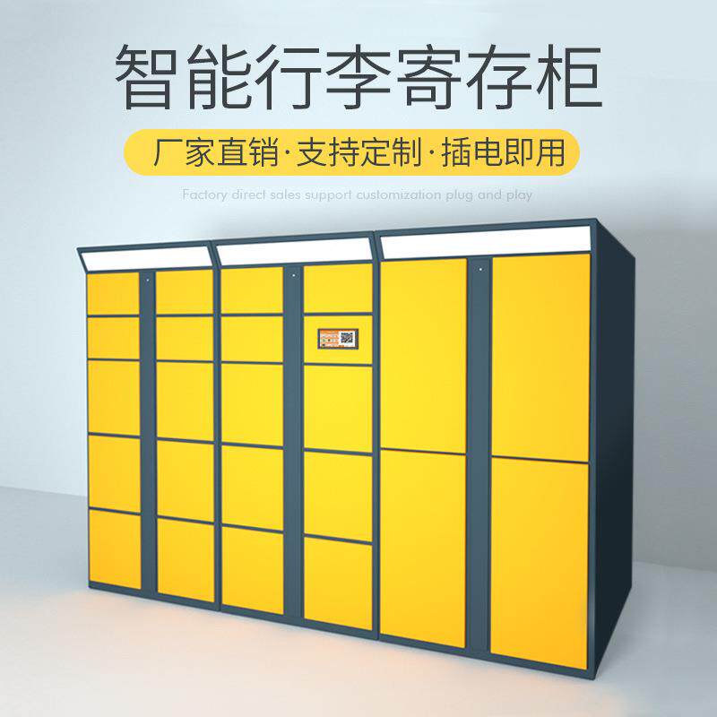 智能行李储物柜开发商场包裹自助电子寄存柜微信联网扫码行李柜