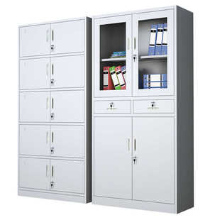 文件柜办公柜铁皮柜档案柜资料柜带锁矮柜储物柜财务抽屉柜文件柜