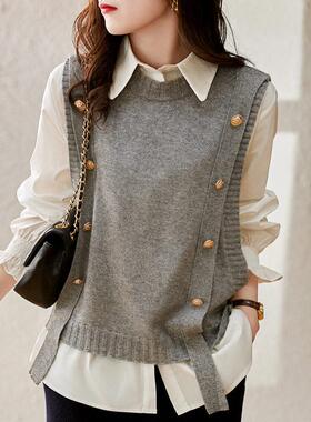 Women'S Sweater Vest , Spring & Summer, Stylish Casual