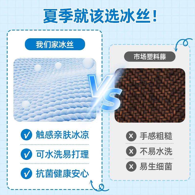 新品研发冰丝躺椅坐睡两用夏天办公室午休折叠床家用休闲靠背椅子