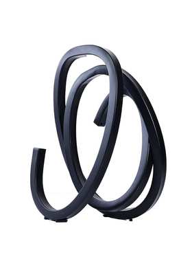 样板房摆件简约球售楼处书柜茶几饰品铁线创意桌面工艺品现代书架