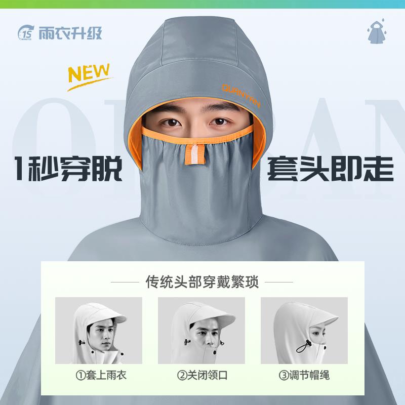 电动车雨衣男女款单双人长款全身防爆托雨骑行摩电车瓶专用新雨披
