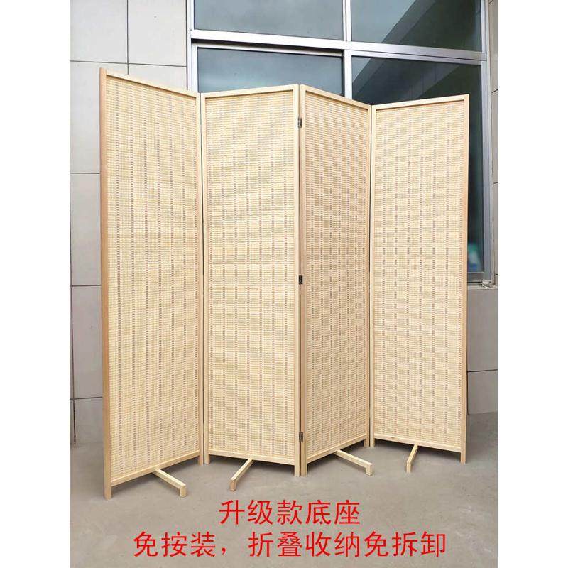 L7中式屏风折叠移动家用隔断实木竹藤饭店简易办公餐馆遮挡间隔折,住宅家具,庭院屏风,淘宝优惠券,粉丝福利购,淘宝优惠卷