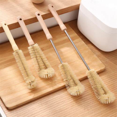 Extended Handle Cup Brush for Home Use, Baby Bottle Brush, N