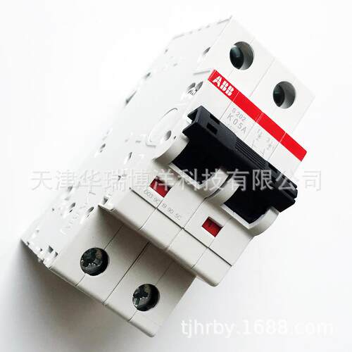 ABB S200系列微型断路器S202-K0.5极数2P微型断路器
