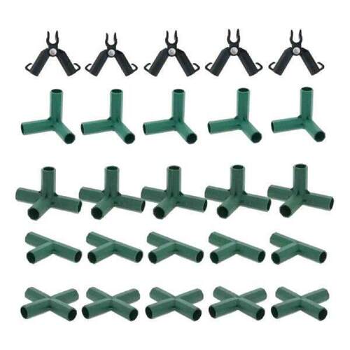 20x Pipe Fitting Gardening Bracket Joint for Flower Stands