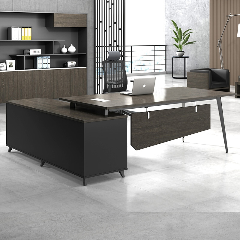 老板桌办公桌简约现代时尚主管桌经理桌大班台单人位电脑桌椅组合