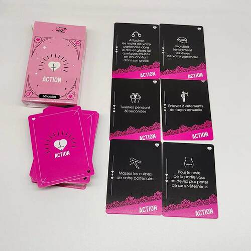 50 Cartes Truth Or Dare Adult Sexy Jeu Action Ou Verite Game