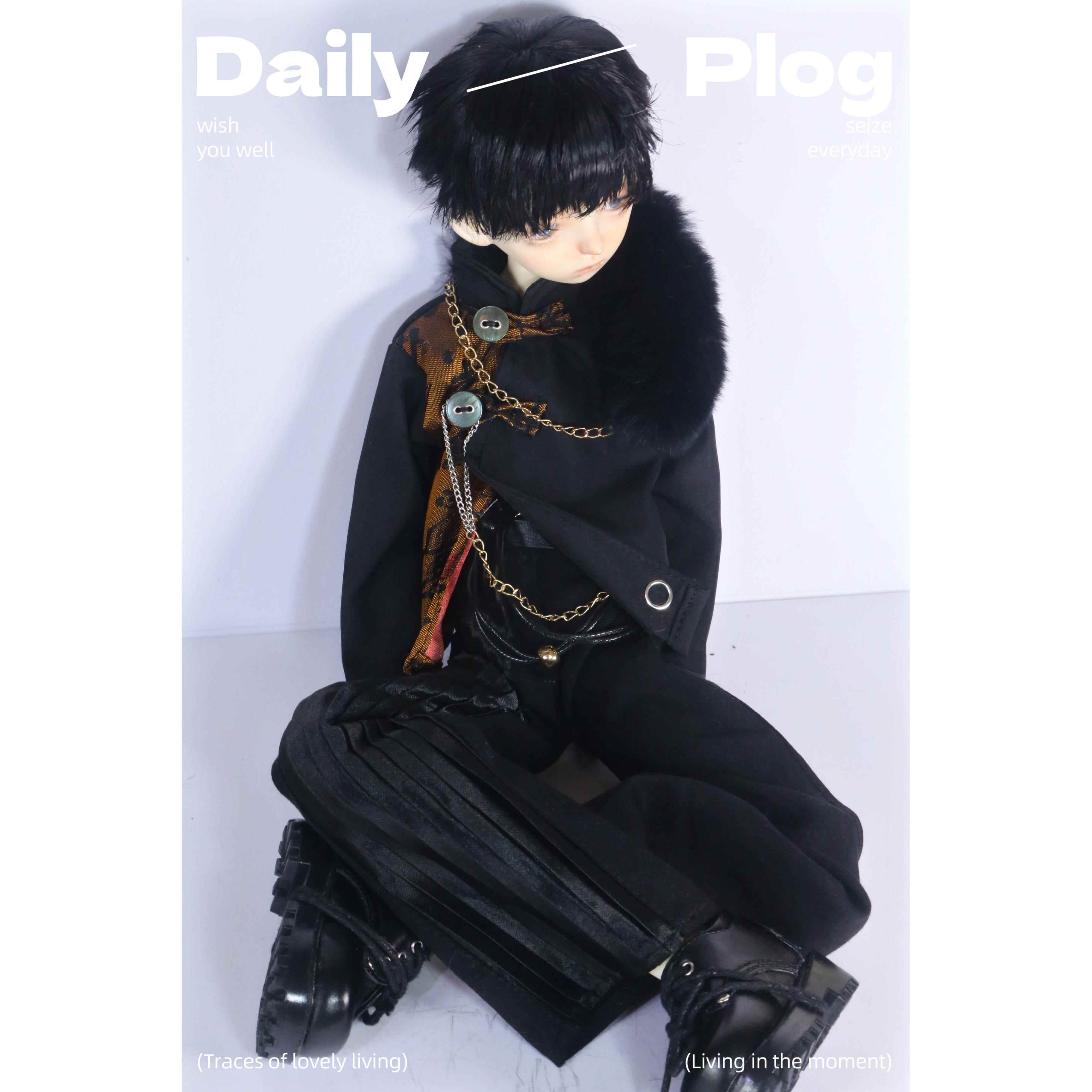 筋肉装甲bjd娃衣套装1/41/61/5ob24p20岚素体亚文化新中式妖精体