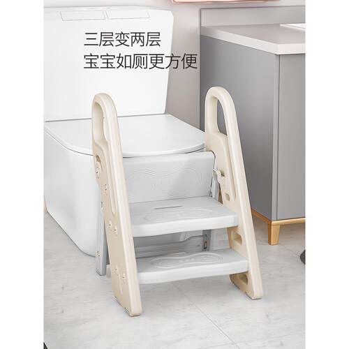 儿童洗漱踩VMW凳可叠宝宝手台阶台凳洗折梯子洗脸垫脚楼梯扶手凳