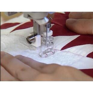 胜家电动家用多功能缝纫机配件绣补绣花自由织补绗缝手推花纹压脚