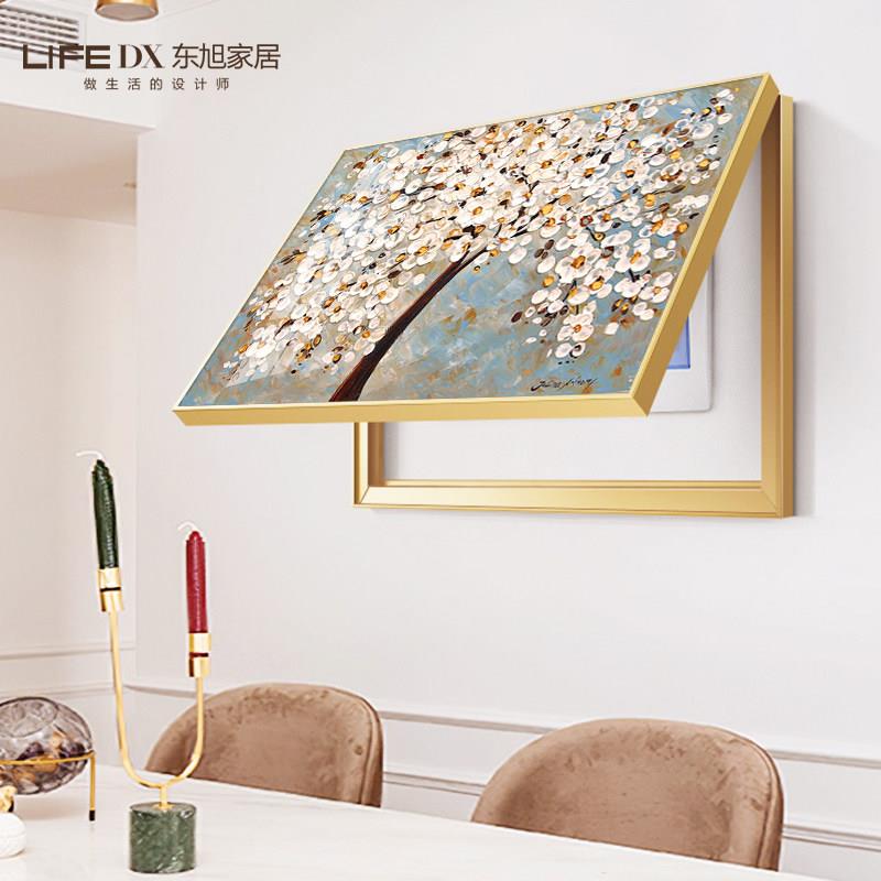 电表箱装饰画高级感总开关配电箱遮挡推拉挂画弱电箱简约现代2025
